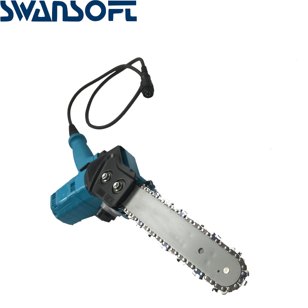 Swansoft Single Hand Automatic Saw Blade Sharpening Machine Electric Chainsaw Tree Cutting Machine
