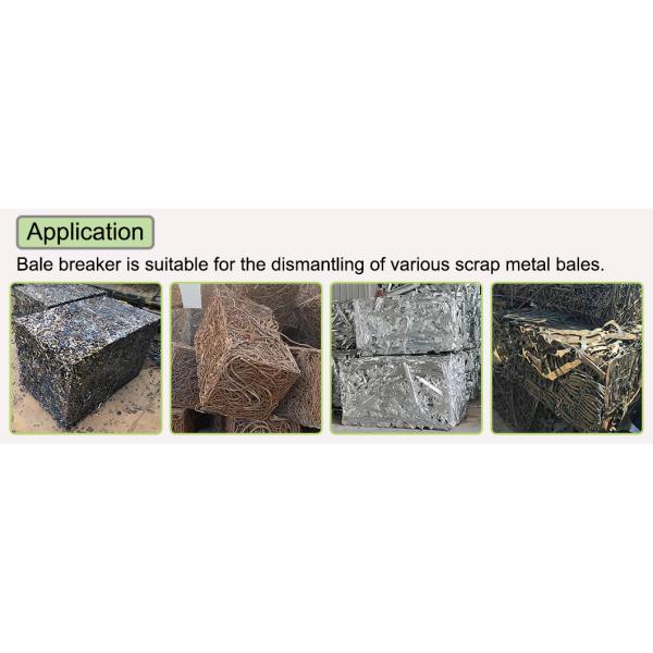 Customized Hydraulic Scrap Metal Bale Breaker Dismantle Machine For Fecycling Plant