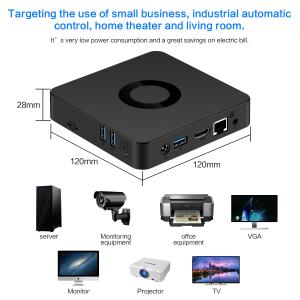 China AC5 Onboard CPU N4000/N4100 Fanless Mini Computer 128GB EMMC wholesale