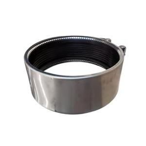 China Rubber Waterproof Single Belt Joint Pipe Leakage Clamp SS304 Stainless Steel wholesale