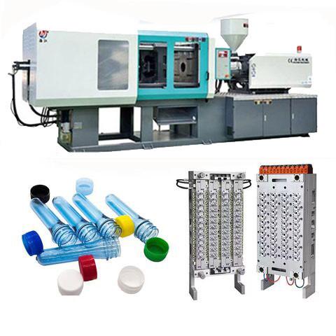 Quality PET Plastic Preform Bottle Making Machine Auto Injection Molding Machine 1400 KN for sale
