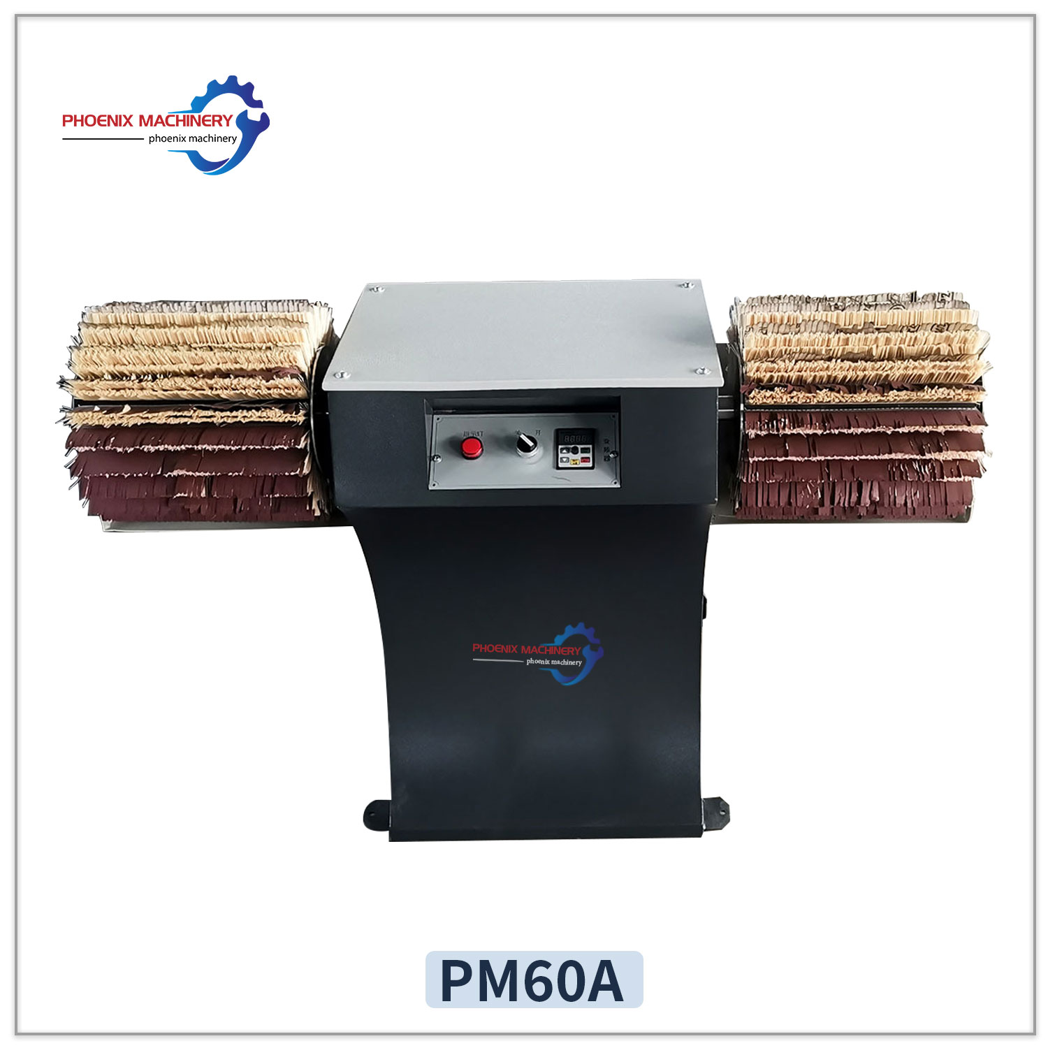 Wood Sanding Machine Drum Sander Brush Rollers Manual Polishing Machine for Small Furniture