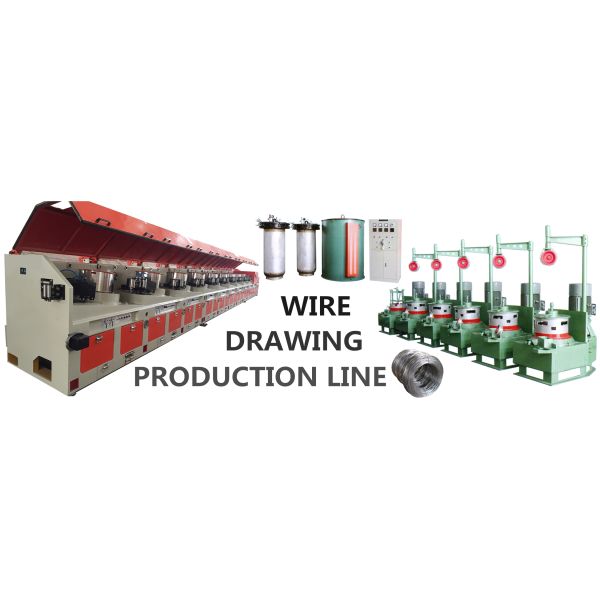 Electric Wire Drawing Machine PLC Control Speed Adjustable