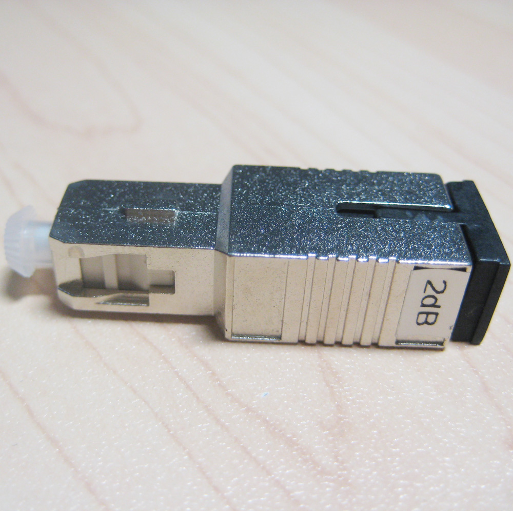 Plug In SC/PC Multimode Optic Variable Fiber Attenuator 62.5/125