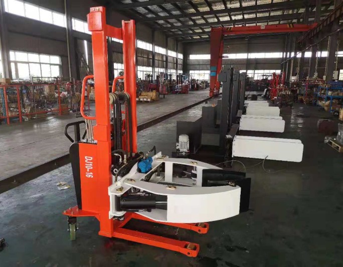Lifting Stacker Used To Roll Paper Gripper forklift with rotating clamp