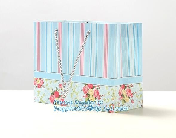 Fashion Custom Printing Luxury Gift Shopping Carrier Paper Bag With Your Own Logo Print,strong twisted handle black leat