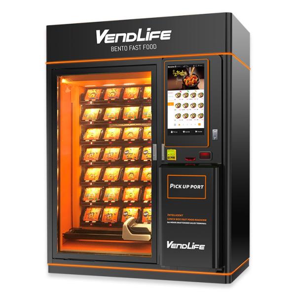 Quality Combo Hot Food Vending Machines , 110V Ready Meal Vending Machine MDB System for sale