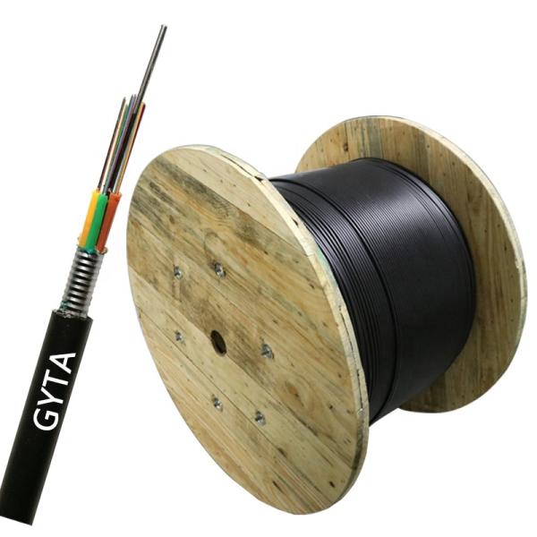 GYTA G652D Singlemode Fiber Optical Cable Outdoor Armored 700M