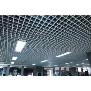 China Rectangular Aluminum Alloy Grille Strong Impact Resistance Excellent Weather Resistance wholesale