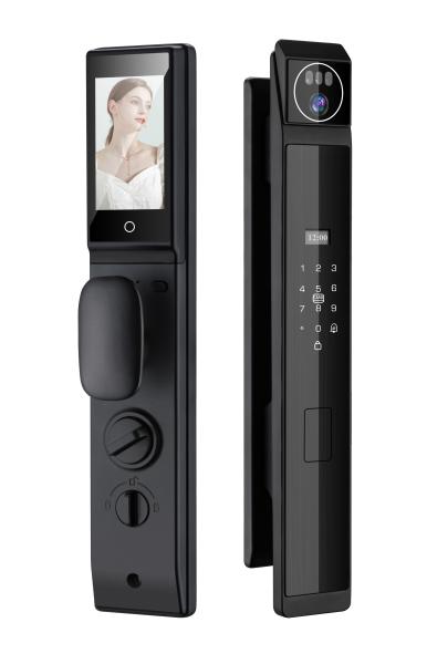 Quality Qleung S940max Remote Visual Intercom 3D Face Fingerprint Password Unlock Smart Door Lock for sale