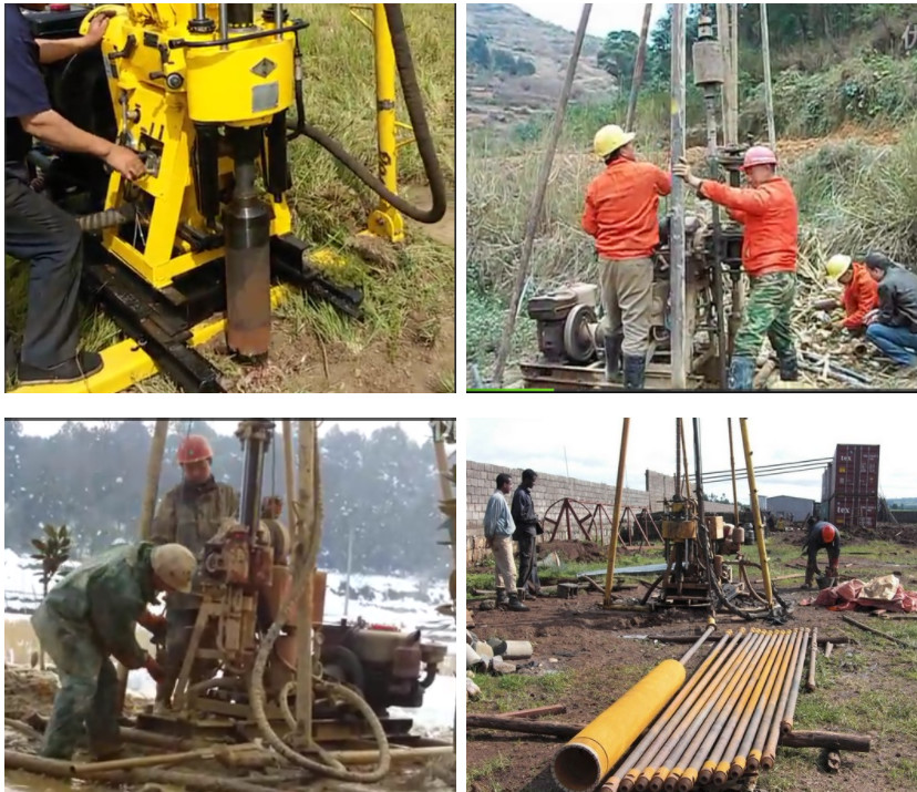 Soil Testing Geotechnical Exploration Drill Rigs Portable Small Engineering Machine