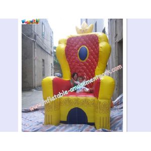 China Custom Advertising inflatable , PVC Tarpaulin For King Throne Chair wholesale