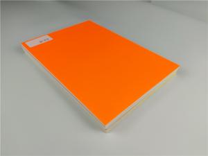 Recyclable Lightweight Orange Foam Board Ps Foam Sheet Customizable Size