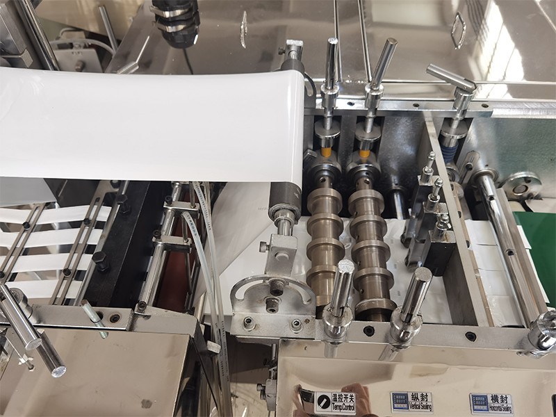 Large Adjustable Sanitary Napkin Packaging Machine Cotton Sheet