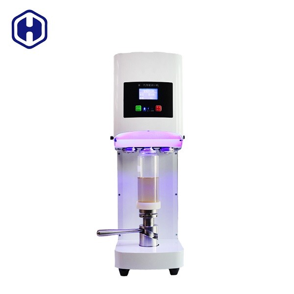 Electric Plastic Container Packaging Machine Soda Cans Manual Sealing
