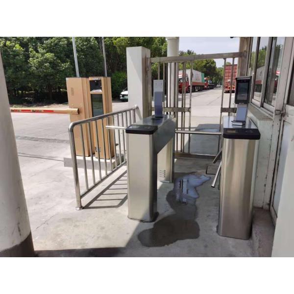 Semi-Automatic RFID QR Code Tripod Turnstile Gate for Secure Access Control
