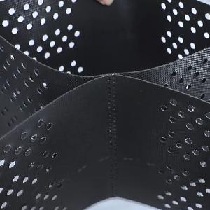 China 1.1-1.8mm Textured / Perforated HDPE Plastic Sheet Cellular Geocell Slop Protection Geocell wholesale
