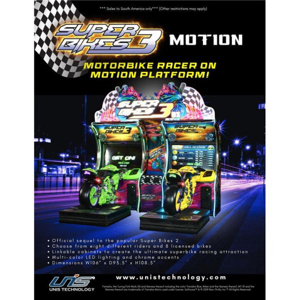 Dynamic Bike Simulator Super Bike 3 Motorcycle Racing Simulator With Motion Seater