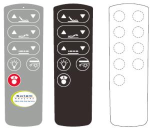 China Flexible Remote Control Touch Screen Membrane Panel For Household Appliances on sale