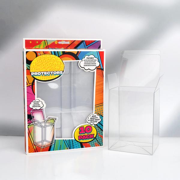 Custom Logo Lock Paper Packaging Box Clear Booster Protector Pack for 5 Factory Wholesale