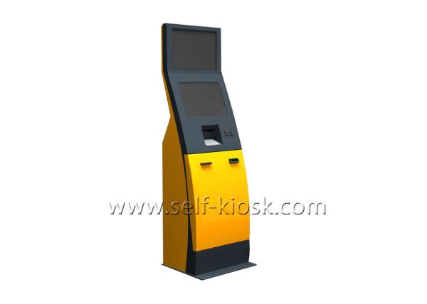 Quality Dual Screen Two Way Bitcoin Vending Machine With Cash Dispenser for sale