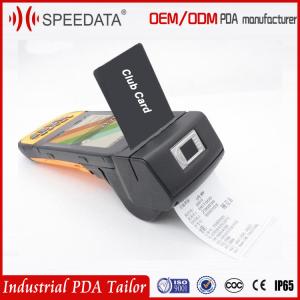 China Long Range 2m Rfid Handheld Readers With Mobile Fingerprint Scanner wholesale