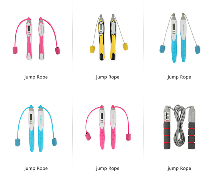 FCC Cordless Jump Rope Smart Counting Step Record Calorie Burning Calculation