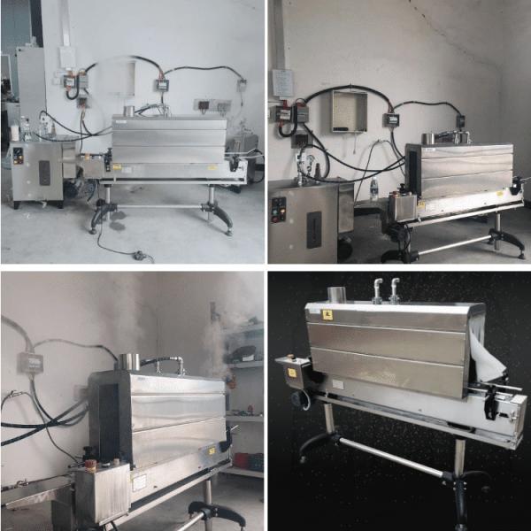 Automatic square bottle Wrap Around Labeling Machine 125pcs/min SUS304