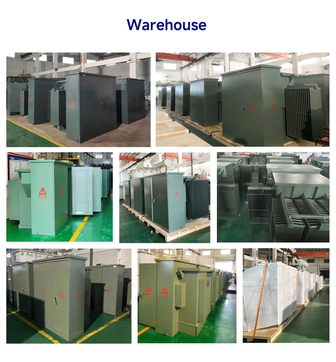 500 Kva 3 Phase Pad Mounted Power Distribution Transformer Dual Voltage 12470V & 4160V UL Certified 3