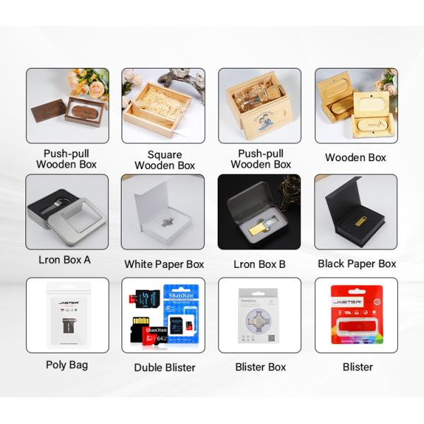 Custom Photography Wedding Gift Leather USB Flash Disk 8GB 16GB 32GB 128GB Pendrive