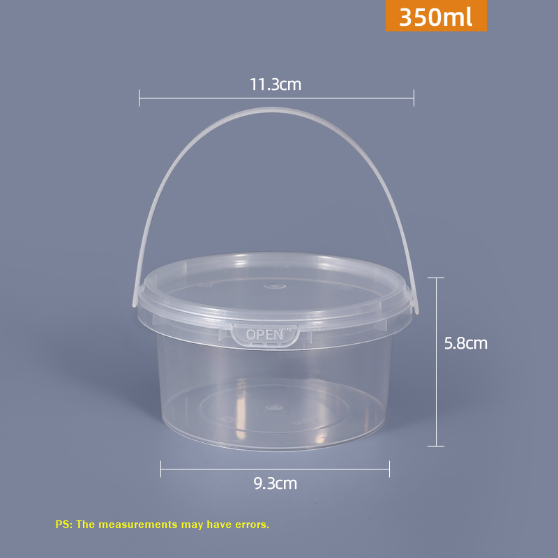 Enjoy Delicious Ice Cream with Our 16oz Butter Spread Box 350ml-700ml Plastic Bucket