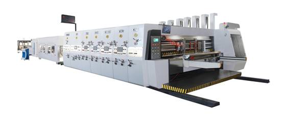 Automatic Jumbo Flexo Folder Gluer Inline Carton Box Folder Gluer