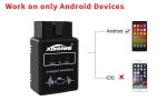 KONNWEI KW912 Universal Bluetooth ELM327 OBD II Code Reader for Android in Black