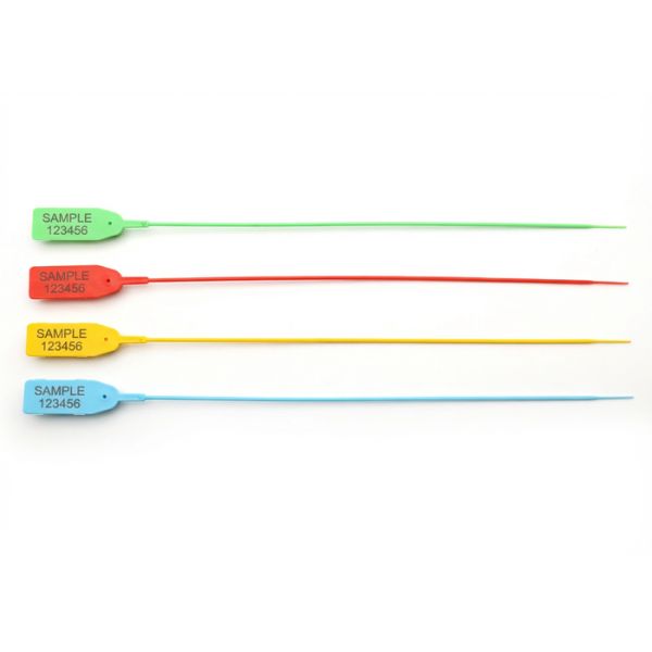 370mm Length Plastic Security Seal with 211 N Tensile Strength and Laser Print for Tamper Proof Cargo Transportation