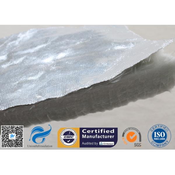 Aluminium Foil Fiberglass Needle Mat E Glass Heat Insulation Blanket 25MM 800℃