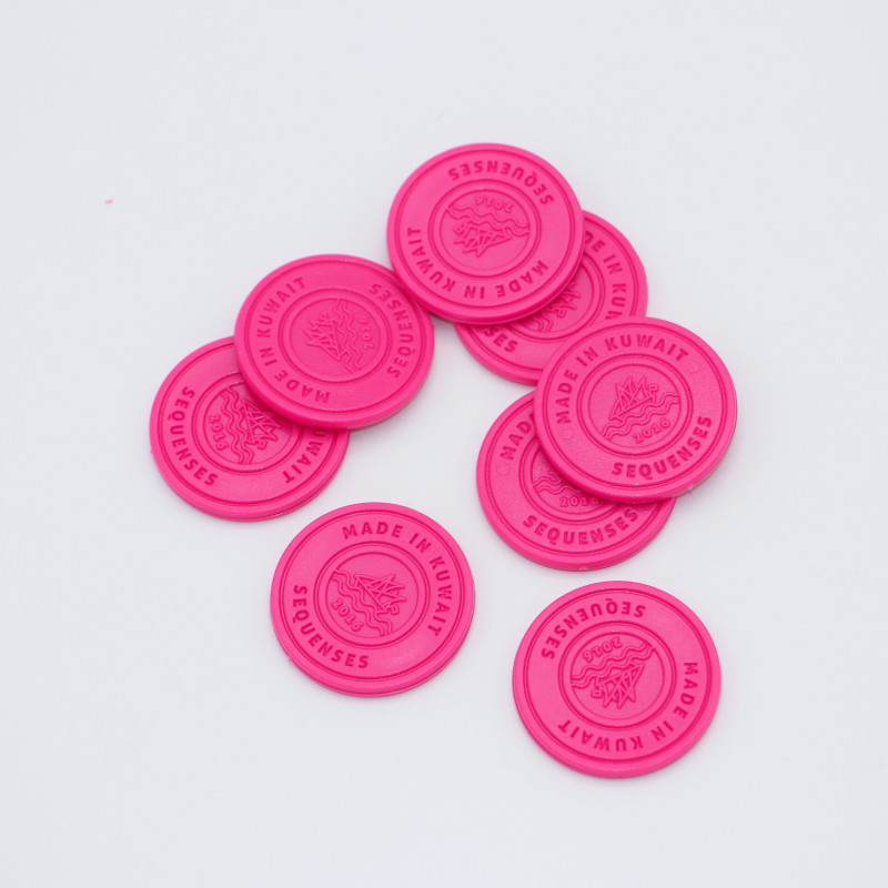 Embossed Customized Colorful Plastic Learning Counters Mini Poker Chips Game Tokens