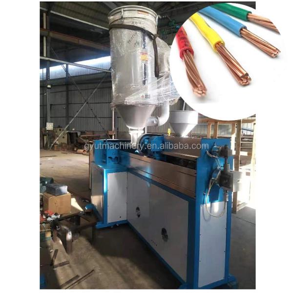 Quality Insulation Copper Wire Cable Making Machine with Double Color PVC and LSHF Material for sale
