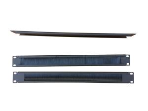 China 1U 19&quot; Network patch panel with brush server rack for cable entry wholesale