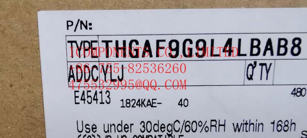 THGBF7G9L4LBATR TOSHIBA Flash Card 64G-byte 1.8V/3.3V Universal Flash Storage 153-Pin TFBGA - Trays (Alt: THGBF7T0L8LB