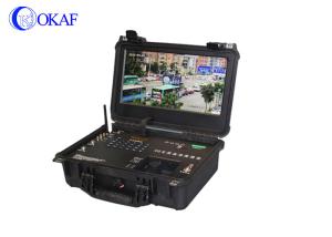 China Portable Suitcase 4G Wireless Security Cameras Pan Tilt Zoom GPS Positioning on sale