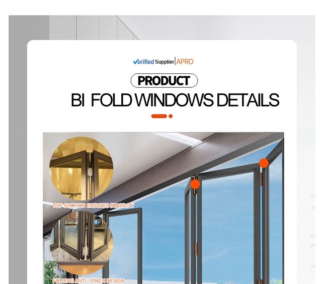 corner bi fold door,exterior bi fold door,soundproof bi-fold door,bi-fold aluminum door