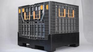 Shipping foldable plastic collapsible 1000x1000x1000 industri plastic pallet bin bulk pallet containers