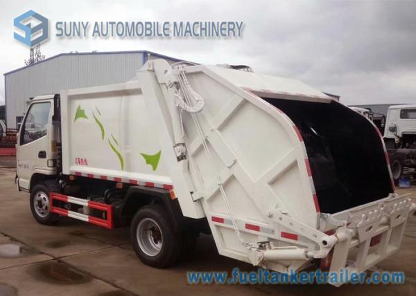 Quality KAMA 4*2 2 Axles Small Rear Loader Garbage Truck 3cbm--5cbm Garbage Disposal Truck for sale