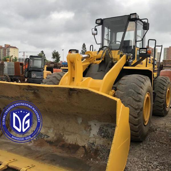 Construction Powerhouse WA380-3 Komatsu Used Loader Consumption High Efficiency