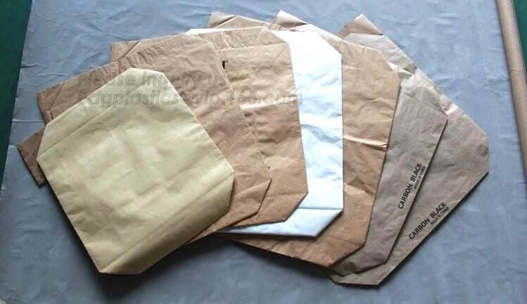 Hot Selling Kraft Paper PP Woven Plastic Cement Valve Bag For 25Kg,kraft paper laminated pp woven sandwich bag for logis