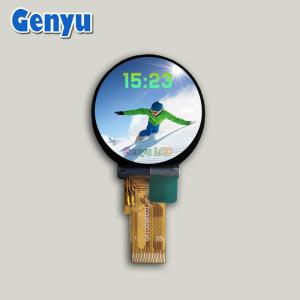 China Small Size 0.9 Inch TFT LCD Display Round Shape 128x128 Resolution SPI Interface wholesale