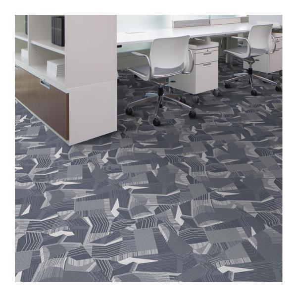 Quality Customized Pattern Commercial Gray Printed Carpet Tiles For Business for sale