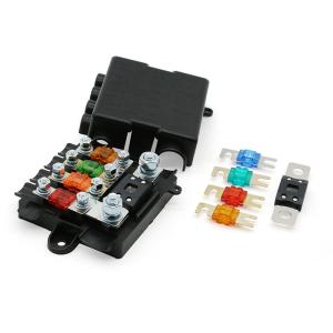 China Power Distribution Busbar 4 Ways MIDI Way MEGA Holder Fuse Box For Car Automotive Boat wholesale