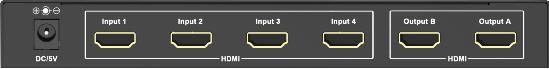 4 x 2 60Hz 600Mhz HDMI 4K Matrix