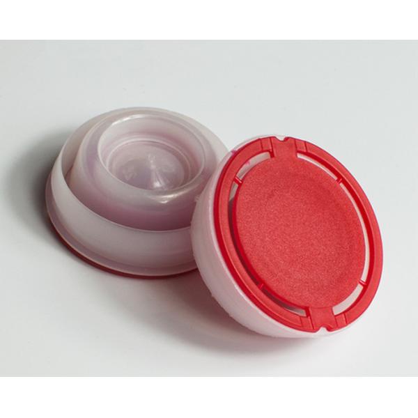 Pilfer Proof Plastic Bottles Caps Pulling Plastic Cap Closure For Paint Tin Jar